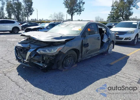 2022 Nissan Sentra S Xtronic Cvt z USA, uszkodzony, nr VIN 3N1AB8BV1NY282705